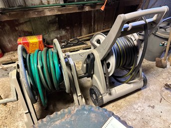 Two Hose Reels With Hoses