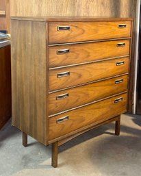 Mid Century 5-Drawer Tallboy Dresser - Dresser 2