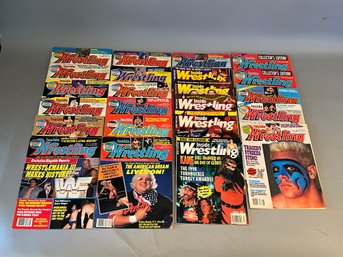 Lot Of 23 Inside Wrestling Magazines