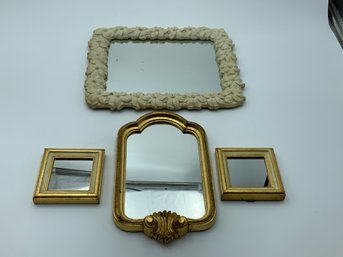 Small Vintage Mirrors