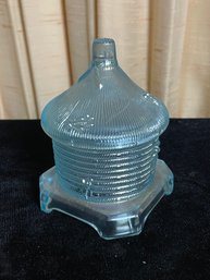 Lenox Imperial Glass Beehive Covered Honey Jar