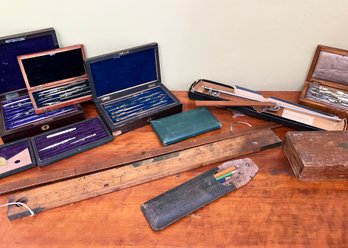 Vintage And Antique Architects Drafting Tools