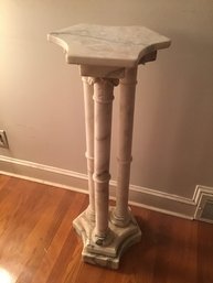 Heavy Marble Planter Stand