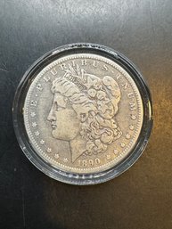 1890-O Morgan Silver Dollar