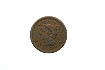 1852 Large Cent Penny Coin