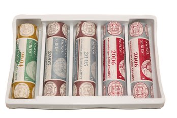 Westward Journey Nickels - 5 Rolls - 2004-D, 2005-P&D, 2006-P&D Bison Peace And Return To Monticello