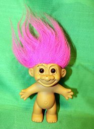 Vintage 1960s-1980s Pink Russ Troll Doll