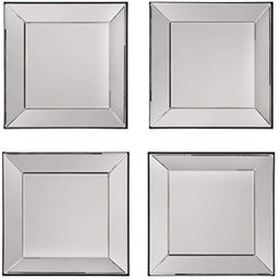 Decorative Square 4 Piece Mirror Set New In Box