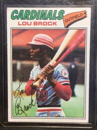 1977 Topps Lou Brock - K