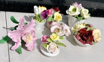 Lenox, Coalport, Adderley, Radnor And Aynsley Small Flower Bouquet Nice Collection Porcelain And Fine China