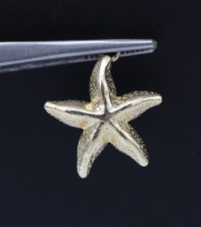 Intricate 14k Yellow Gold Starfish Pendant