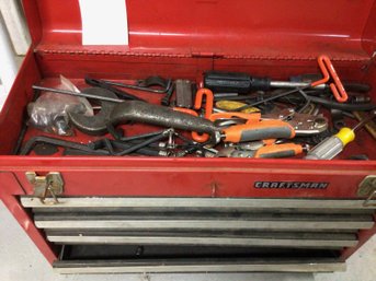 Two Metal Tool Boxes, Wrenches, Sockets And Other Tools