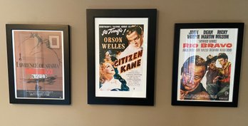 Four Framed Movie Posters (See All Photos)