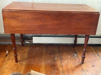 ANTIQUE SHERIDAN DROPLEAF TABLE