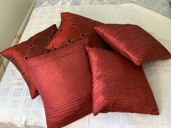 Red Accent Pillows