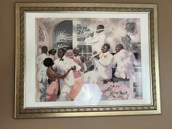 Jazz Band Watercolor Print