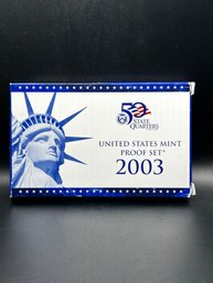 Beautiful 2003 U.S. Proof Set With Box And COA