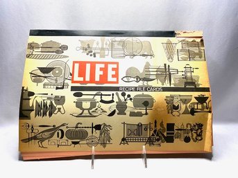 Vintage Life Magazine Recipe File Cards Book From The 1960's