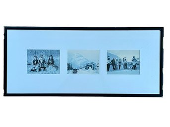 Trio Of Framed Native American Photos