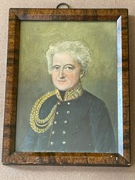 Antique Miniature Portrait Of A Prussian Major General (1767-1846)