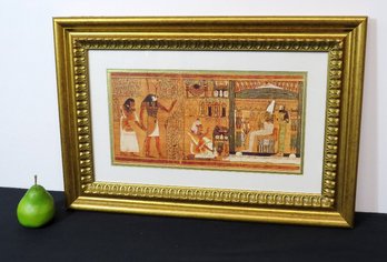 Entering The Afterlife, A Presentation To Osiris, Egyptian God Of The Underworld For Passage