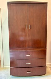 Custom Cherry Armoire By Cliff Young Ltd - Purchase Price $3,510