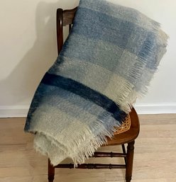 Gorgeous Heather Mist Mohair Throw From Scotland - 70x48