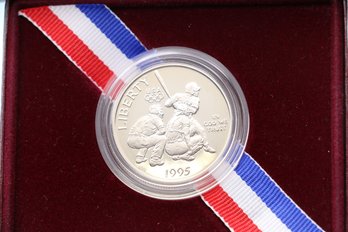 1988 Olympic Clad Half Dollar Baseball Proof Coin