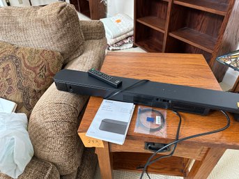 Sony Sound Bar With Remote And Book