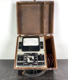 Precision Apparatus Series 844 Multimeter In Wooden Case