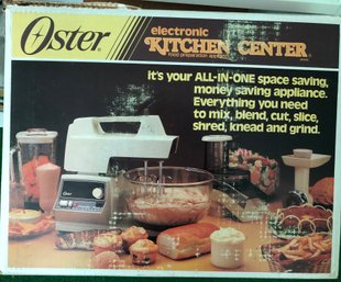 Oster Kitchen Center - Untested - Lots Of Extra Pieces