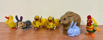 Lot Of Seven Assorted Vintage Easter Items From Hong Kong & Japan