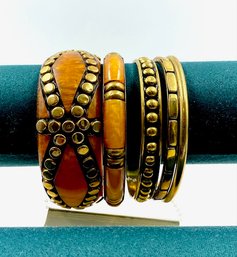 New Old Stock Sophia & Kate 5 Bangle Bracelet Grouping