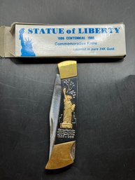 Statue Of Liberty Commemorative Knife