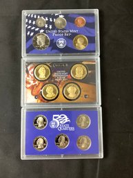 2008 S US Mint Proof 14 Coins With Box & COA (90 Percent Silver )