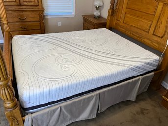 Serta Icomfort Queen Size Mattress On Adjustable Base