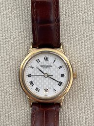 Vintage Raymond Weil 5331 25mm Ladies Dress Watch Quartz Swiss Eta Movement Gold Tone