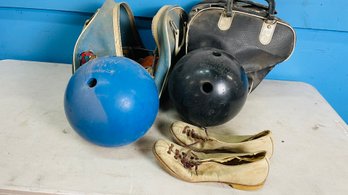 Vintage Brunswick Bowling Lot