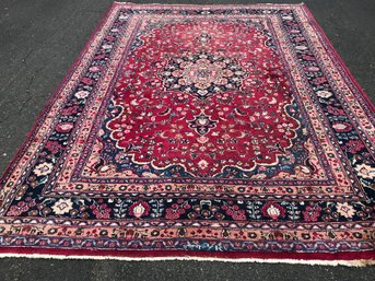 Hand  Knotted  Persian Rug, 6 Feet 5 Inch By 9 Feet 7 Inch