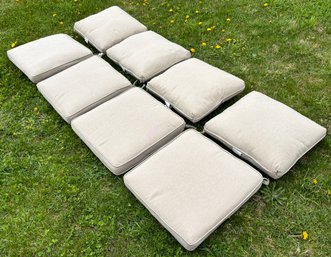 A Set Of 8 Linen Cushions