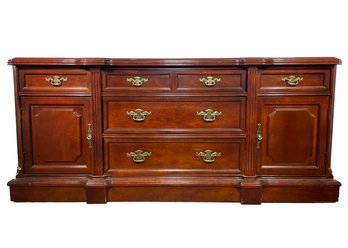 A Vintage Cherry Wood Sideboard Or Console