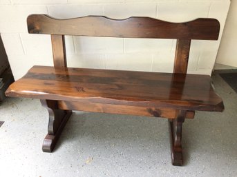 Solid Wood Hall Bench