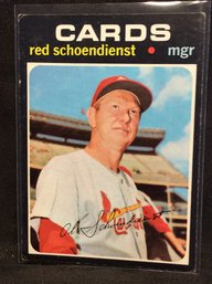 1971 Topps Red Schoendienst - K