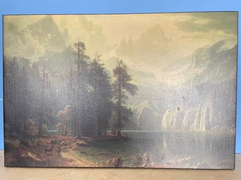 Print Of Oil Painting Landscape