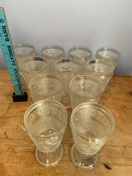 11 Kig Indonesia Glasses Wine Goblets No Chips