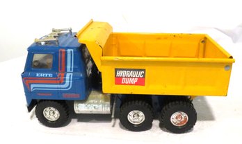 ERTL Transtar Hydraulic Dump Truck Blue Yellow