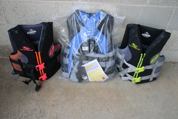 Lot Of Three Life Vests From Stearns And O'neil