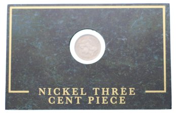 1881 3 Cent Nickel In Holder