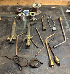 Great Vintage Assortment Of Welding Equipment