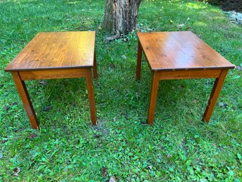 Pair Of Vintage Ikea End Tables